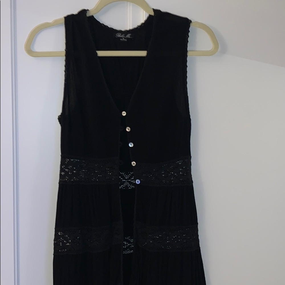 Boho Me Open Buttoned Tank*